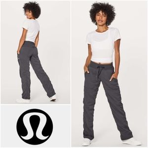 LULULEMON 8 Dance Studio Pant III Lined 32" Dark Carbon Size 8